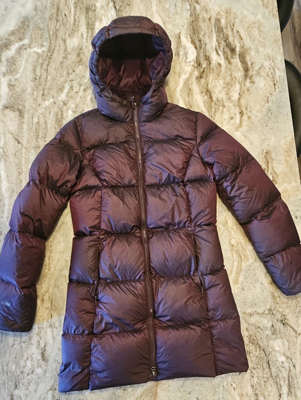 Eddie Bauer EB550 Women's Luna Peak Down Parka - Plum